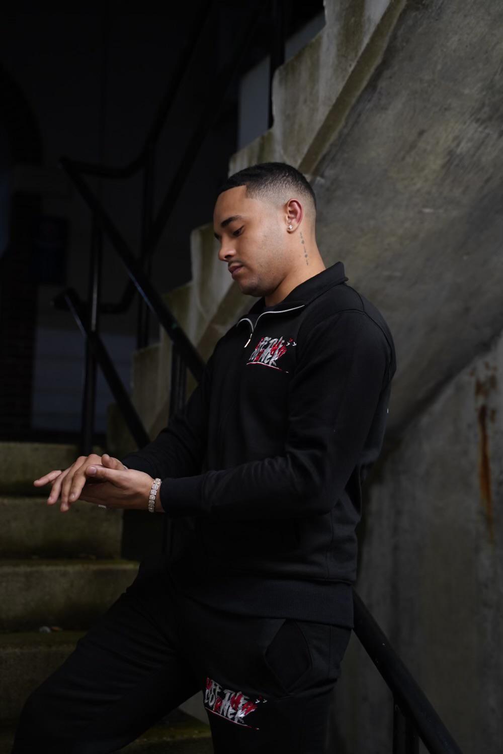 Black & Blood Red Notorious OG' Tracksuit