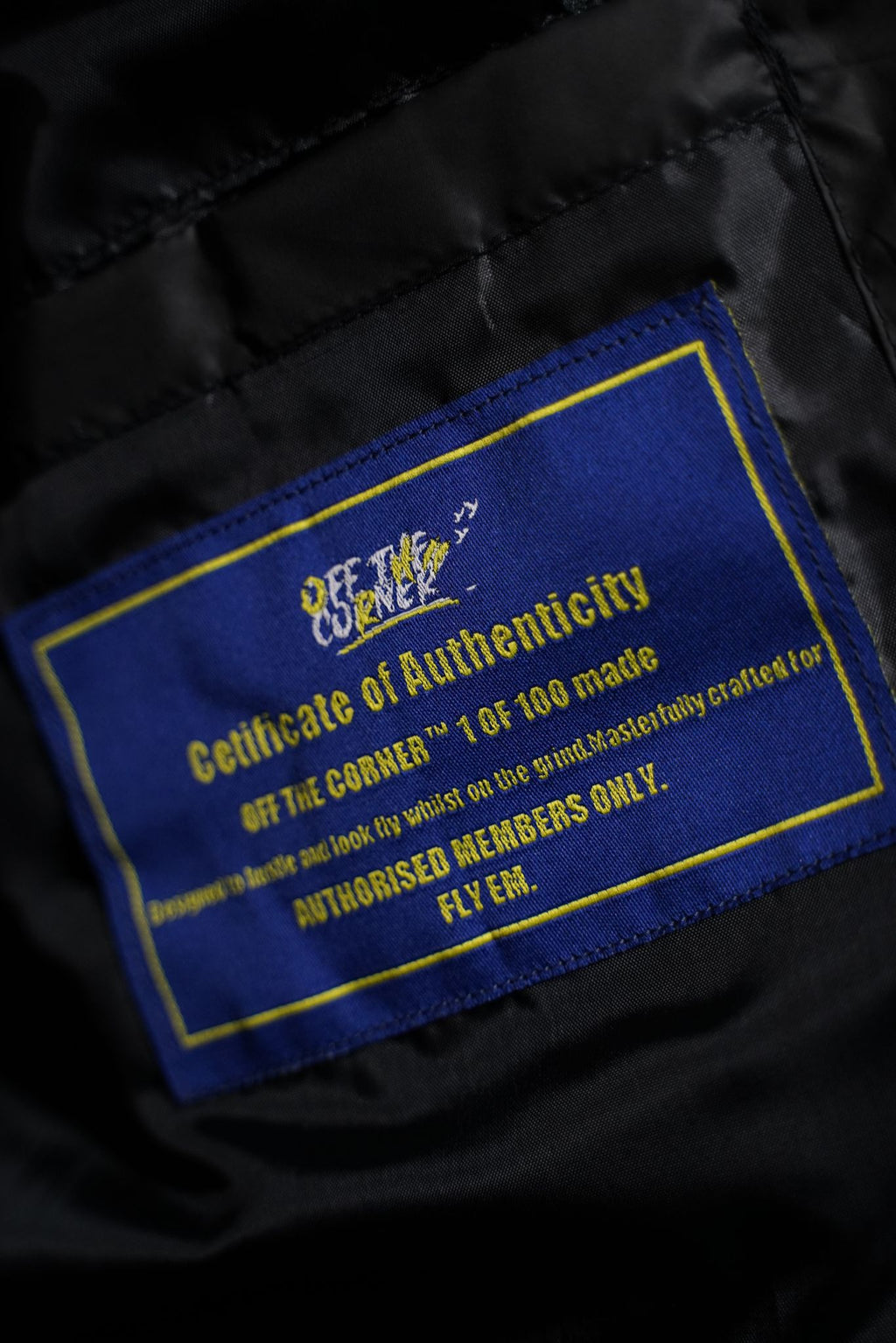 Black & Blood Red Notorious OG' Fitted Puffer