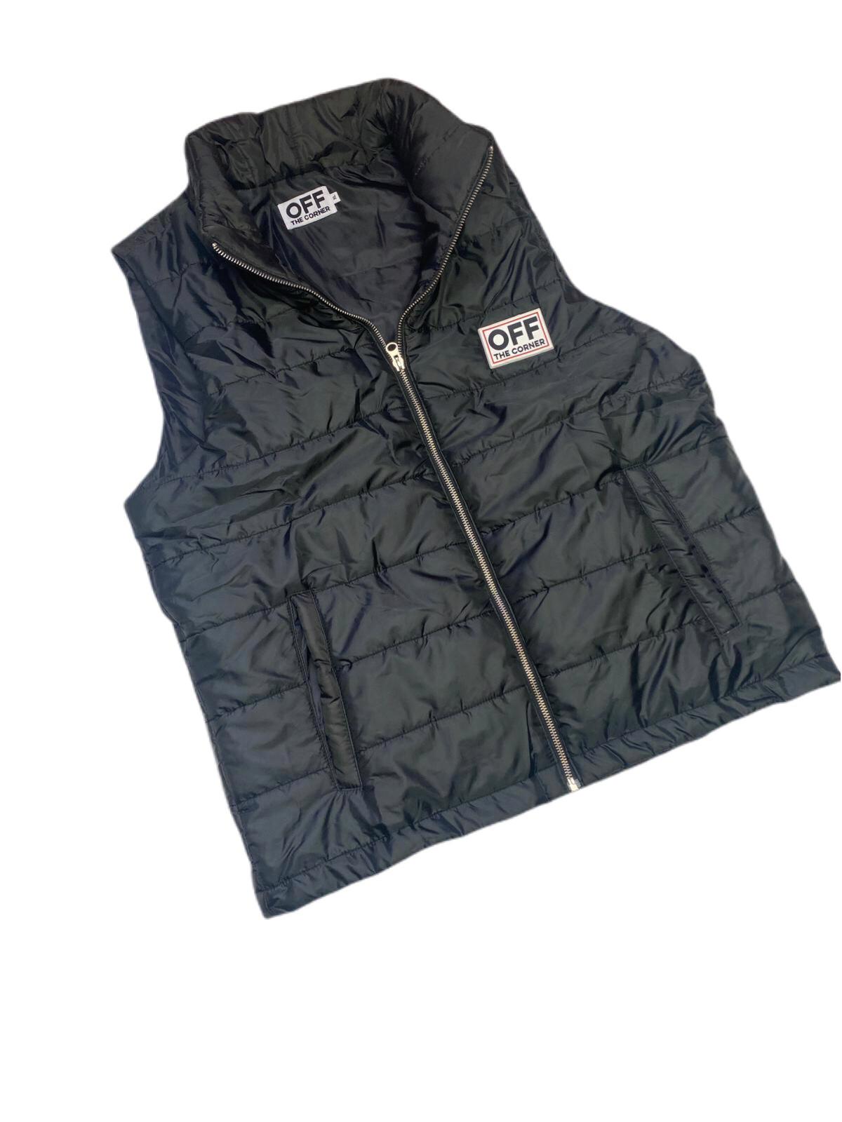 Straight Drop Black Gilet